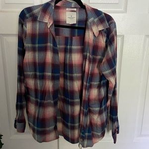 American Eagle boyfriend style flannel